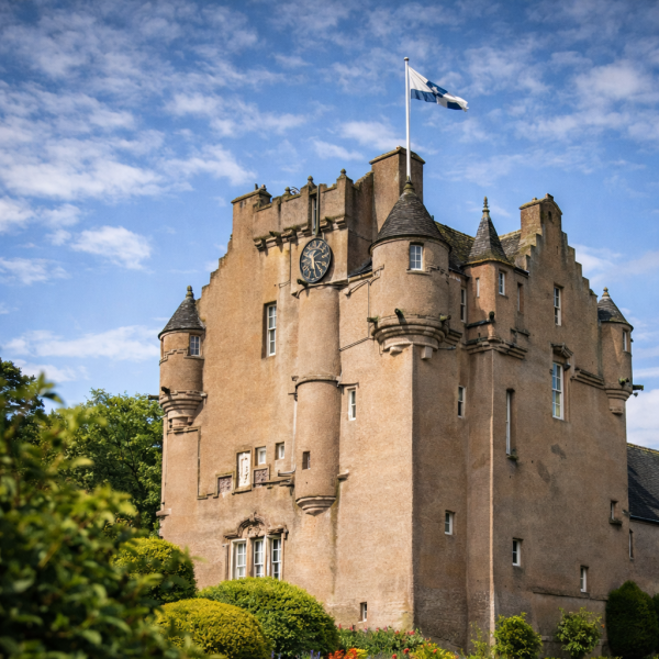 Crathes Castle and gardens near Banchory